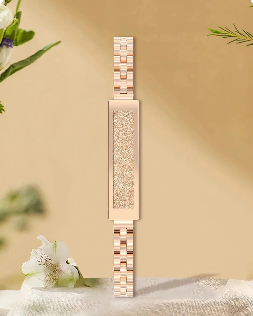 Women's Chain-Style Smart Bracelet – Elegant Fitness Tracker with Heart Rate, Sleep & Activity Monitoring