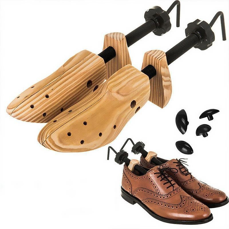 Adjustable Shoe Tree Shapers | Footwear Stretcher & Crease Guard
