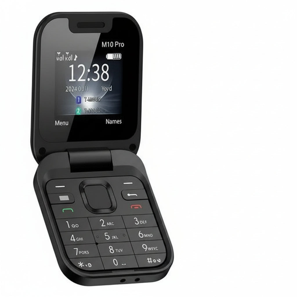 Unlocked Flip Phone Dual SIM | Compact Simple Mobile Cell Phone
