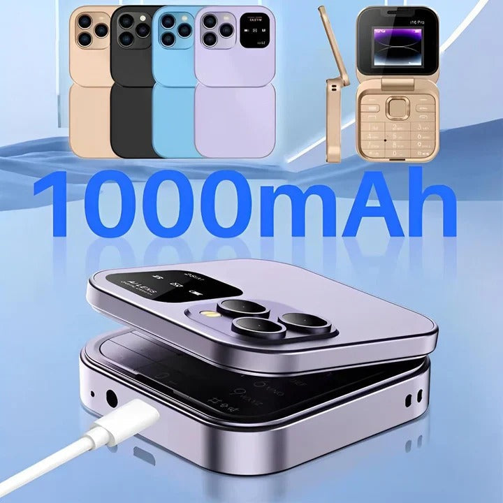 Unlocked Flip Phone Dual SIM | Compact Simple Mobile Cell Phone