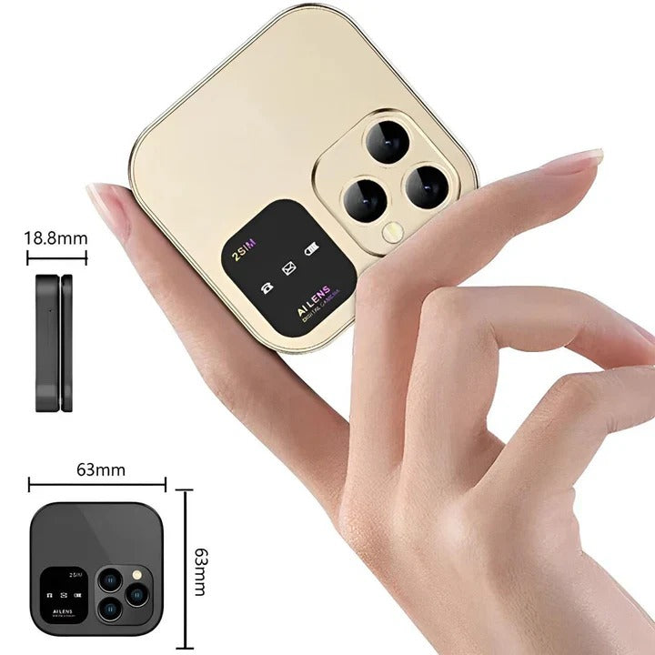 Unlocked Flip Phone Dual SIM | Compact Simple Mobile Cell Phone
