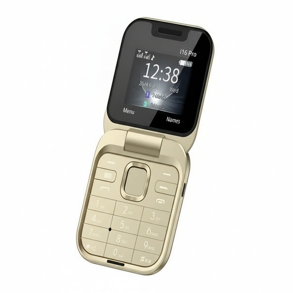 Unlocked Flip Phone Dual SIM | Compact Simple Mobile Cell Phone