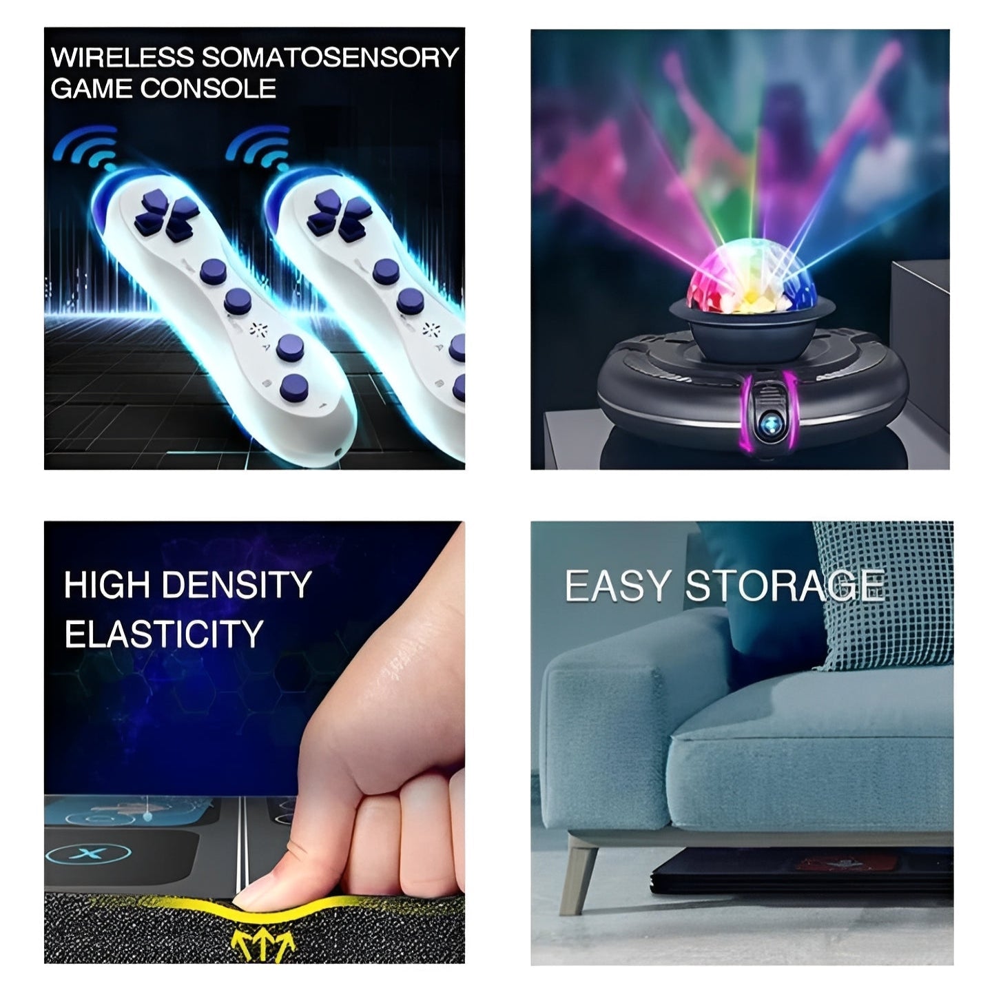 Electronic Dance Mat | Music Fitness Step Pad for Adults & Kids