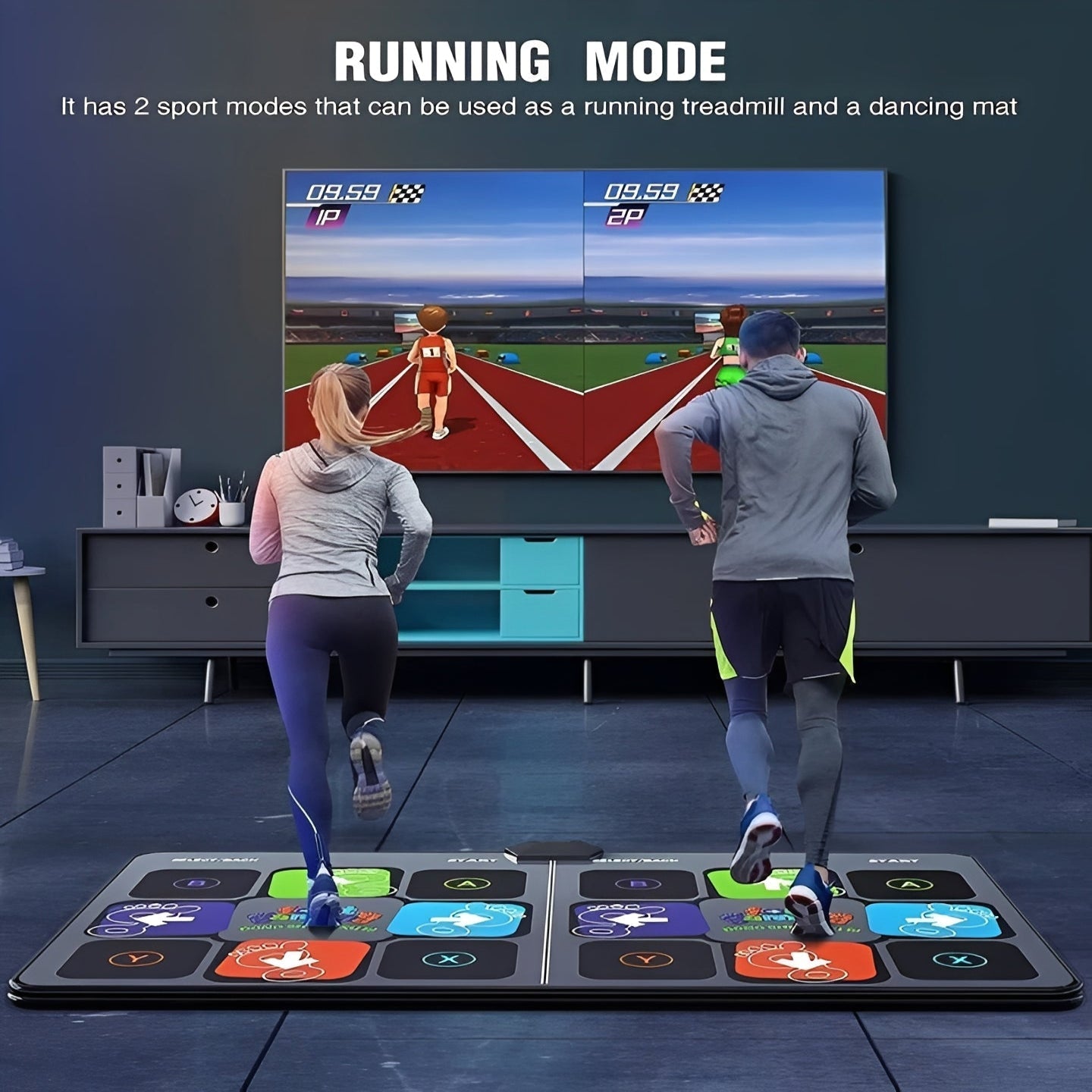 Electronic Dance Mat | Music Fitness Step Pad for Adults & Kids