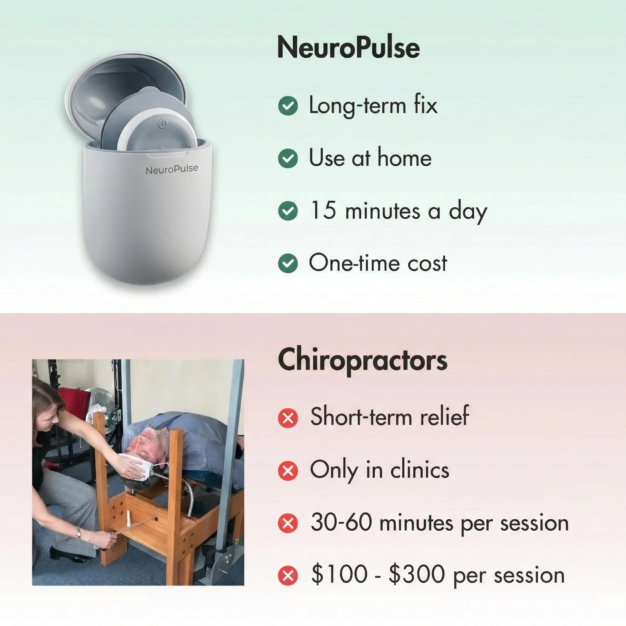 Wireless TENS Unit & EMS Muscle Stimulator | 16-Level Massager for Back & Neck Pain Relief