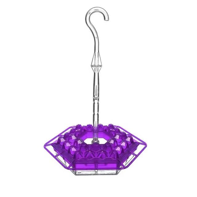 Ant-Proof Hummingbird Feeder with Perch – Leak-Free Hanging Nectar Feeder with Built-In Ant Moat