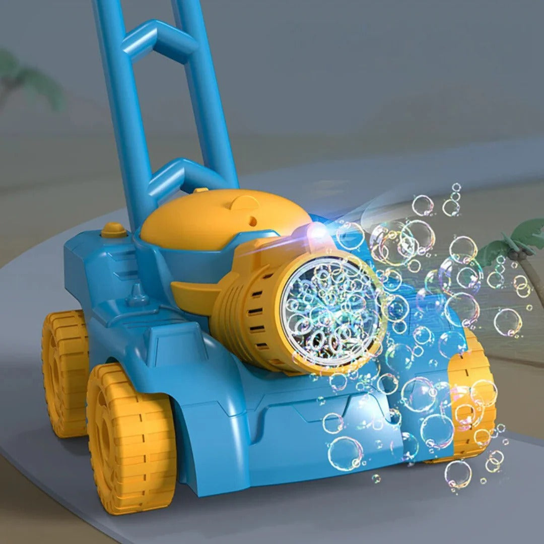 Bubble Lawn Mower for Toddlers | Outdoor Push Toy & Automatic Maker