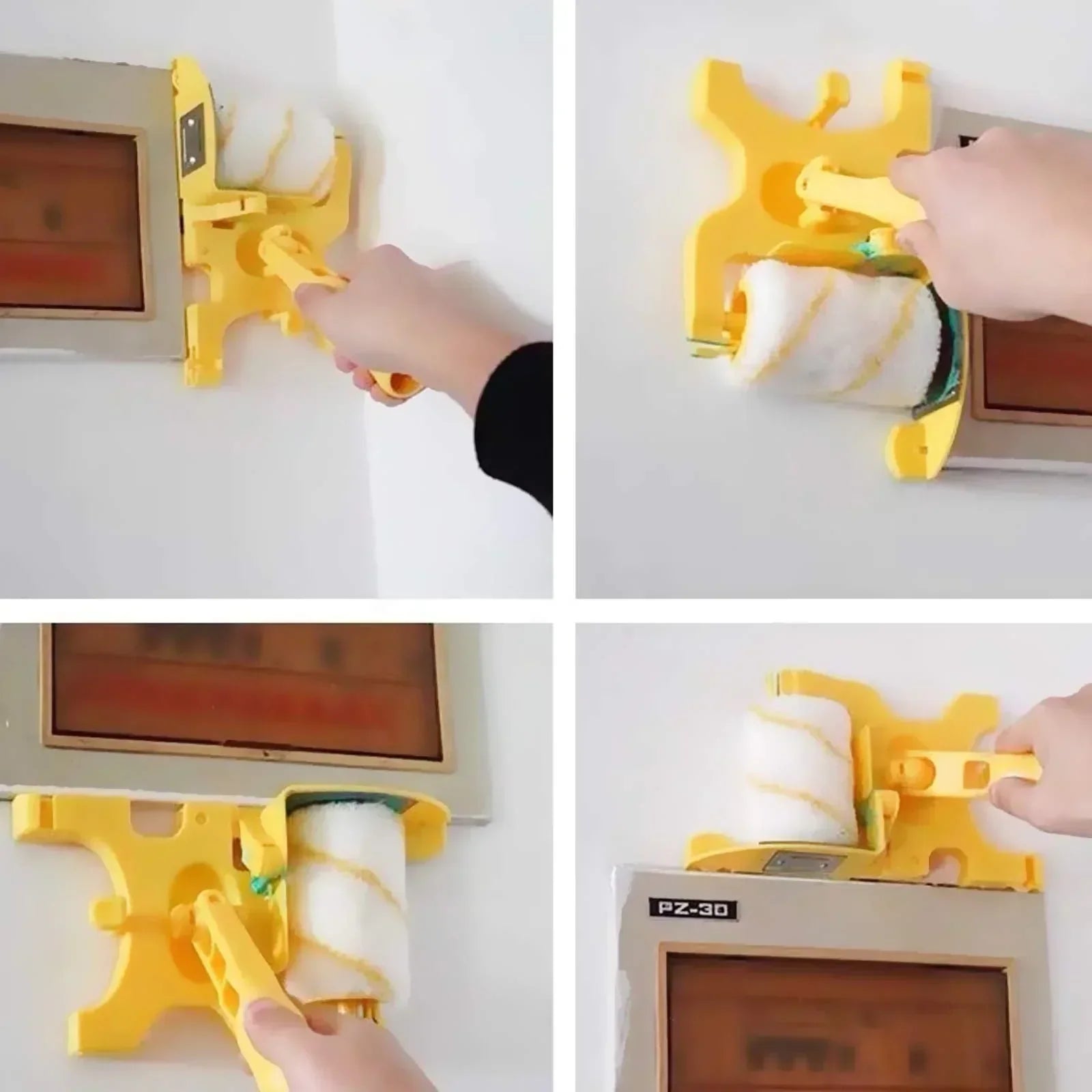 Professional Edge Painting Tool | Precision Trim Roller with 3 Spare Rolls