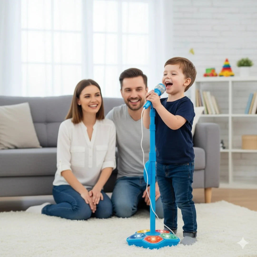 Kids Karaoke Microphone Set – Wireless Sing-Along Music Toy with Speaker for Parties & Playtime