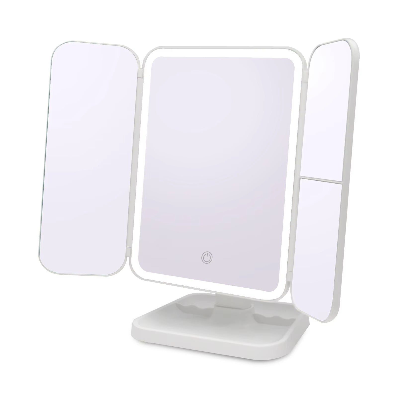 Lighted Vanity Makeup Mirror | Dimmable LED Cosmetic Stand (3 Modes)