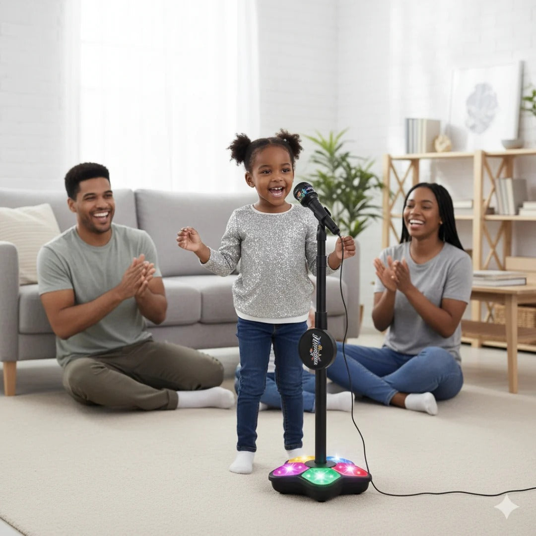 Kids Karaoke Microphone Set – Wireless Sing-Along Music Toy with Speaker for Parties & Playtime