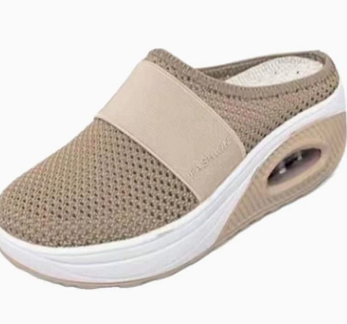 Comfort Step Orthopedic Slippers with Air Cushion Sole – Arch Support House Shoes for All-Day Comfort
