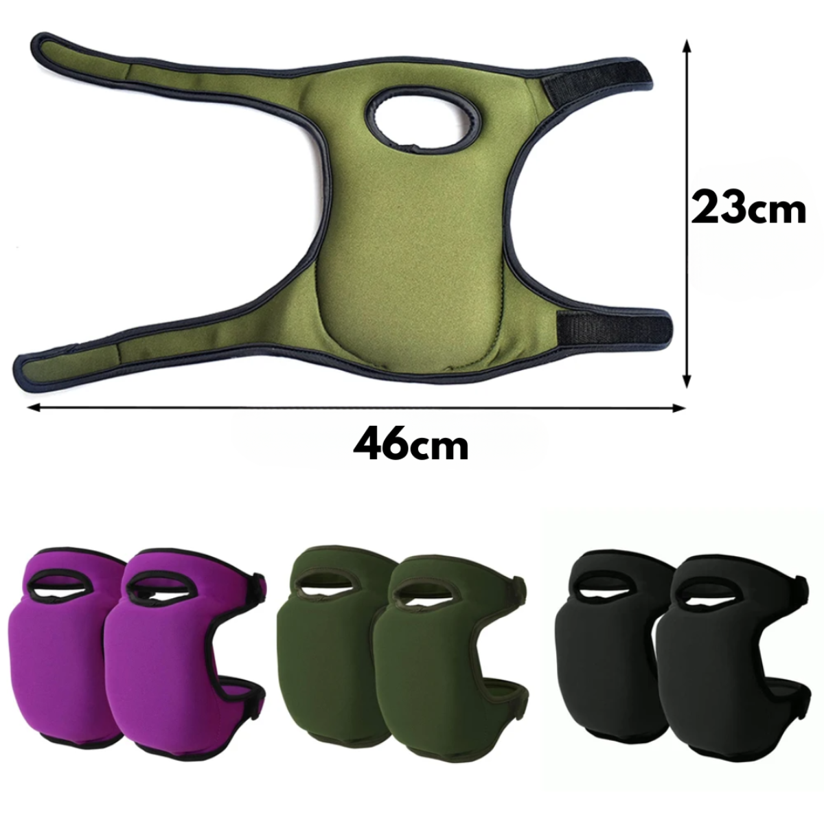 GardenGuard Cushioned Knee Pads for Gardening – Shock-Absorbing Comfort Protection for Yard Work & DIY