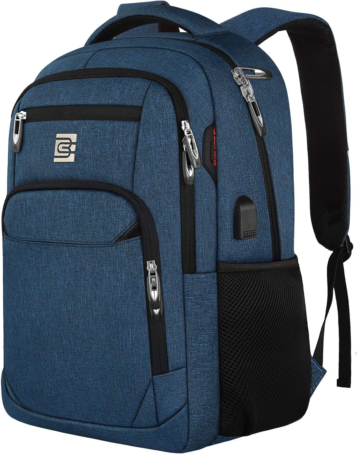 Slim Anti-Theft Laptop Backpack | Business Commuter Daypack with USB