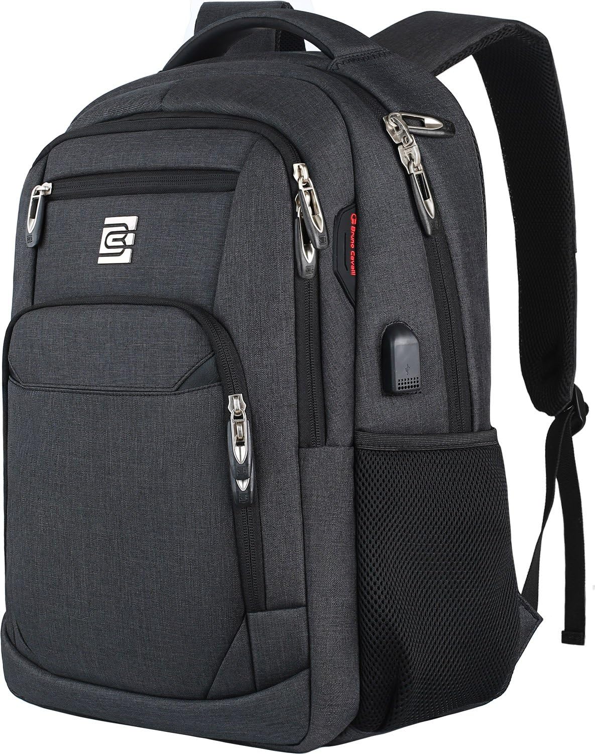 Slim Anti-Theft Laptop Backpack | Business Commuter Daypack with USB