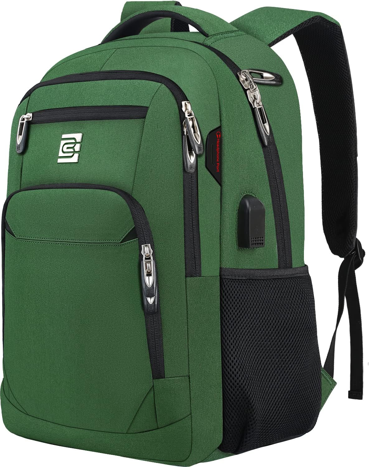 Slim Anti-Theft Laptop Backpack | Business Commuter Daypack with USB