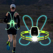 LED Reflective Safety Vest | High Visibility Gear for Running & Cycling