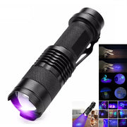 LED UV Flashlight Blacklight | Ultraviolet Pet Urine Stain Detector