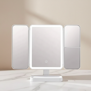 Lighted Vanity Makeup Mirror | Dimmable LED Cosmetic Stand (3 Modes)