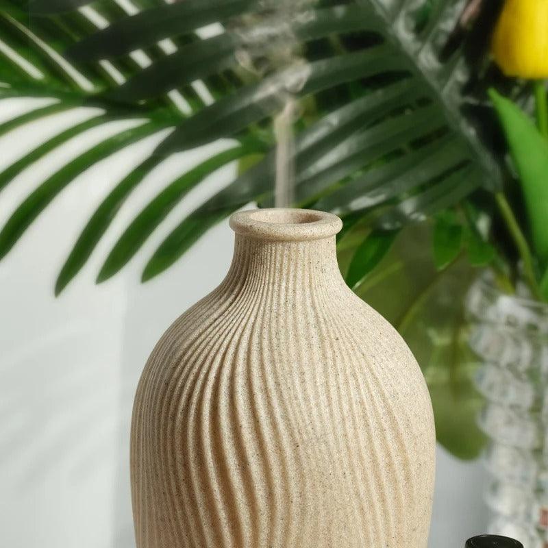 Ultrasonic Essential Oil Diffuser and Boho Vase Style Humidifier