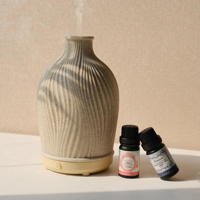 Ultrasonic Essential Oil Diffuser and Boho Vase Style Humidifier