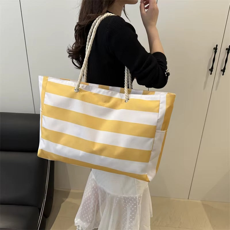 Waterproof Beach Tote Bag | Oversized Sandproof Pool & Travel Bag