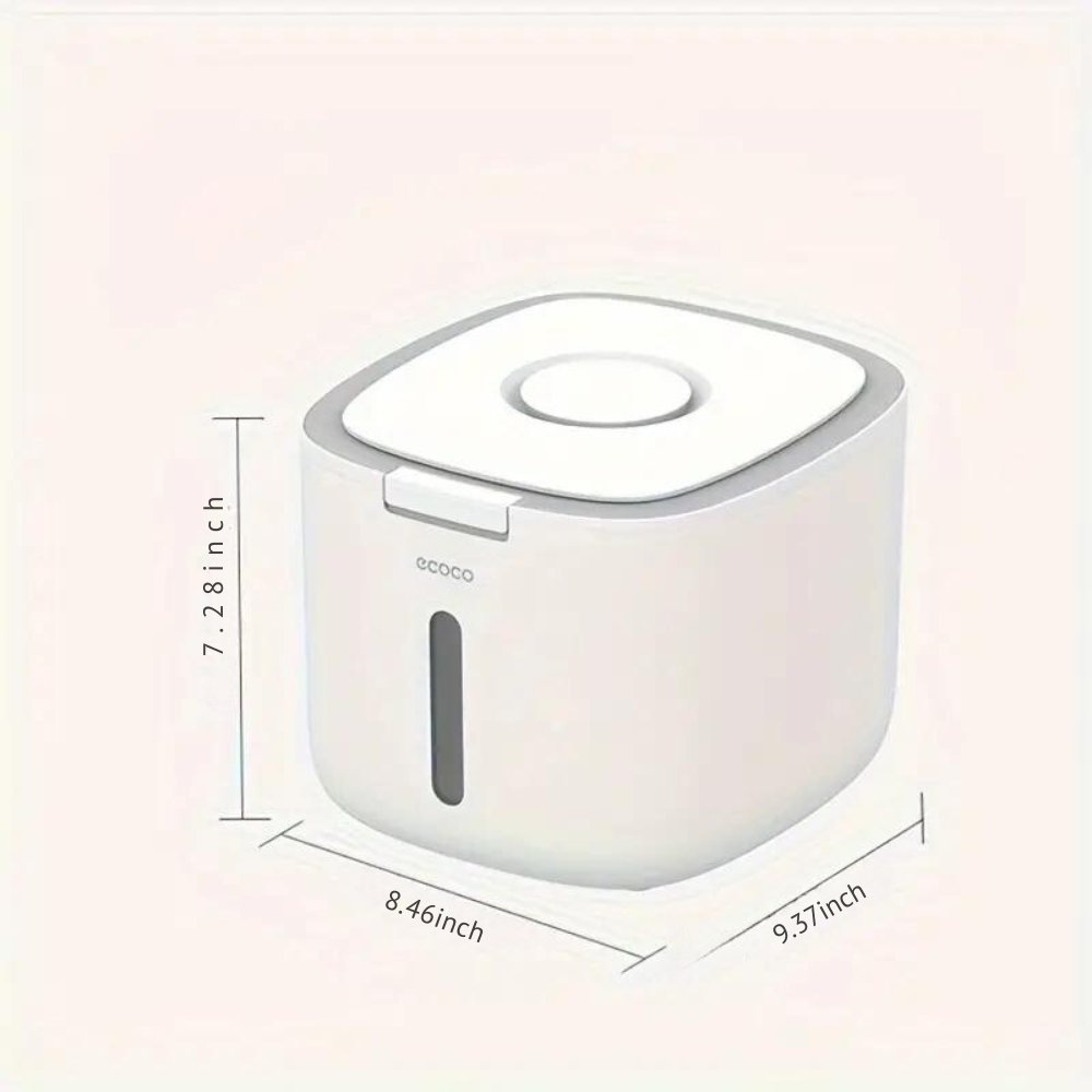 Airtight Pet Food Storage Container with Measuring Cup – Keeps Dog & Cat Food Fresh