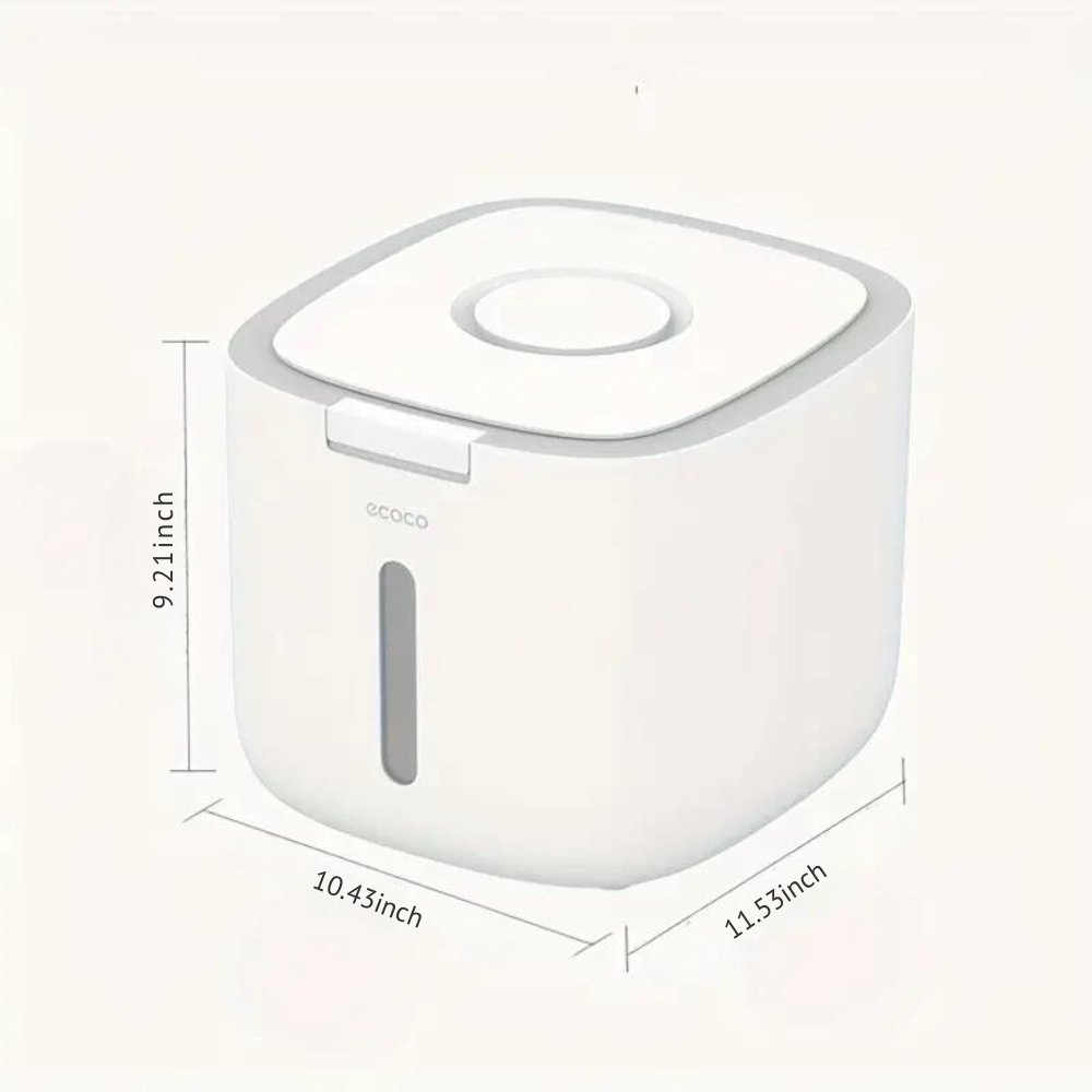 Airtight Pet Food Storage Container with Measuring Cup – Keeps Dog & Cat Food Fresh