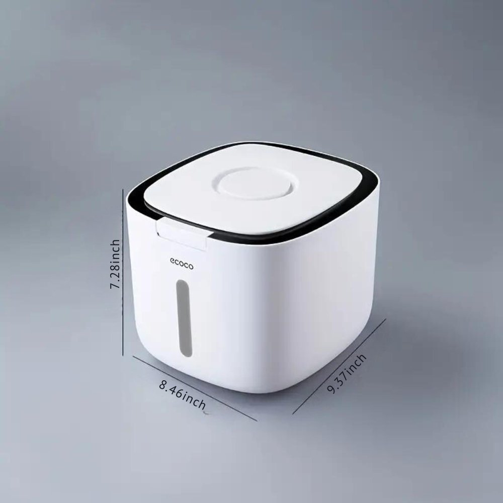 Airtight Pet Food Storage Container with Measuring Cup – Keeps Dog & Cat Food Fresh