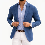 Sophisticated Knit Blazer for Men – Soft Unstructured Sport Coat for Smart-Casual Work & Weekend Wear