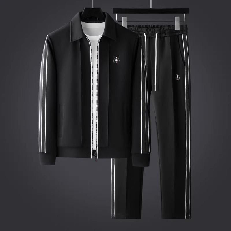 Velocity Performance Tracksuit Set for Men – Soft-Touch Athletic Jacket & Jogger Two-Piece for Training & Travel