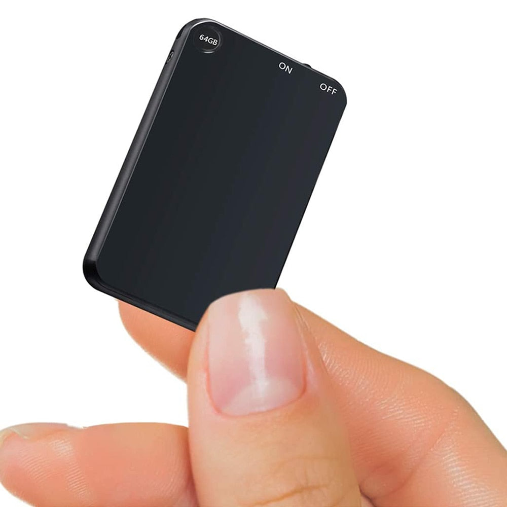 Voice Activated Mini Digital Recorder, Compact Audio Recorder with High-Quality Sound, One-Touch Recording