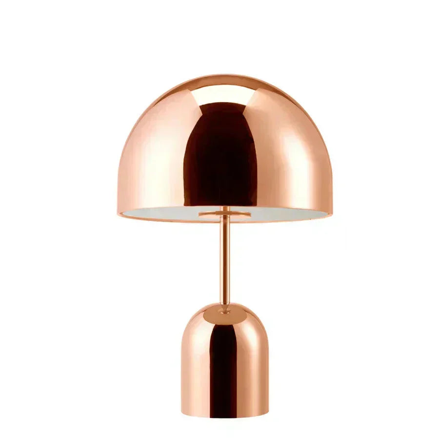 Dimmable Copper Table Lamp | Modern Industrial Bedside & Desk Light