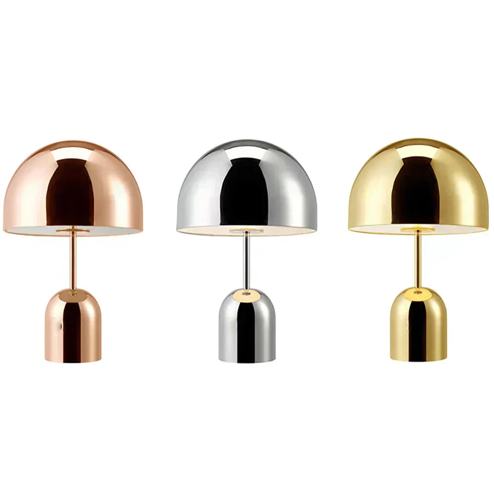 Dimmable Copper Table Lamp | Modern Industrial Bedside & Desk Light