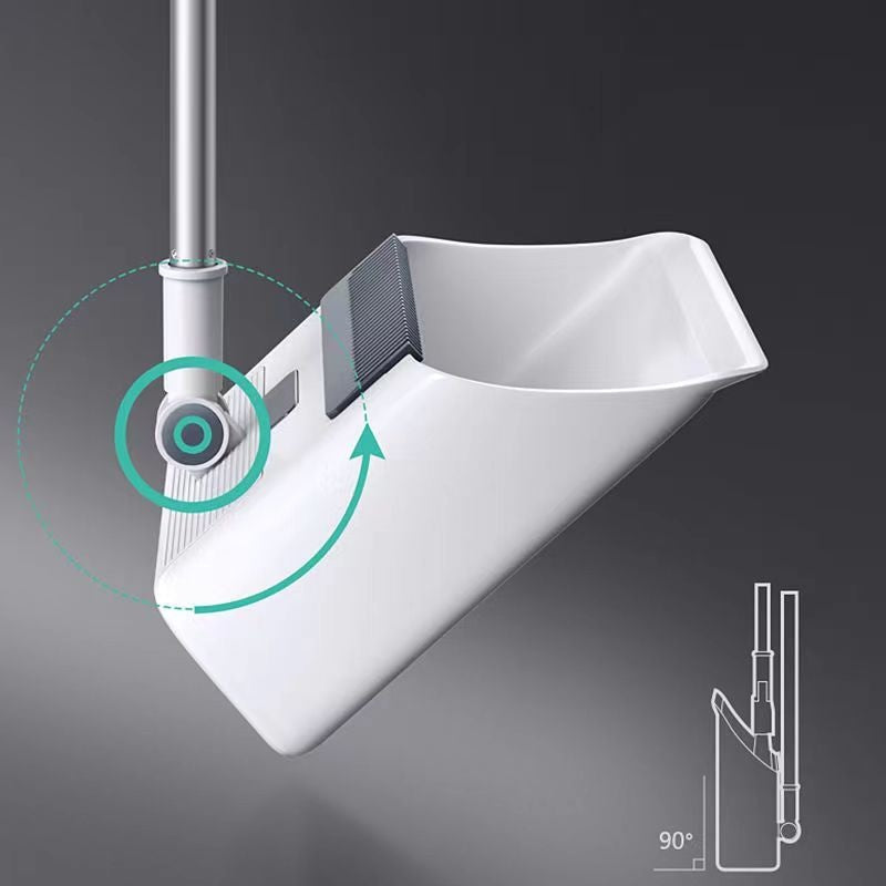 Multifunctional Broom & Dustpan Set – Self-Cleaning Standing Dustpan with Comb Teeth for Home & Kitchen