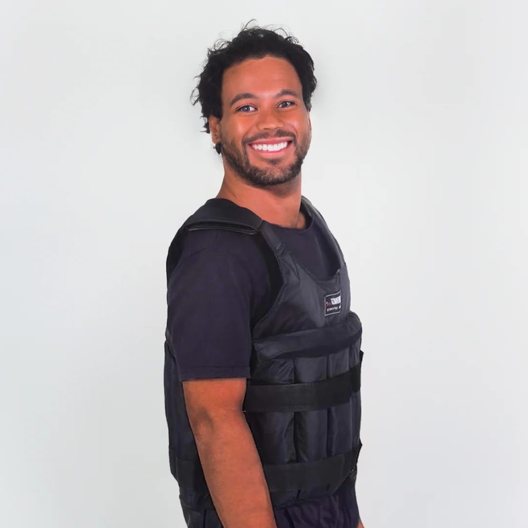 Adjustable Weighted Vest for Exercise and Fitness with 110 Pounds