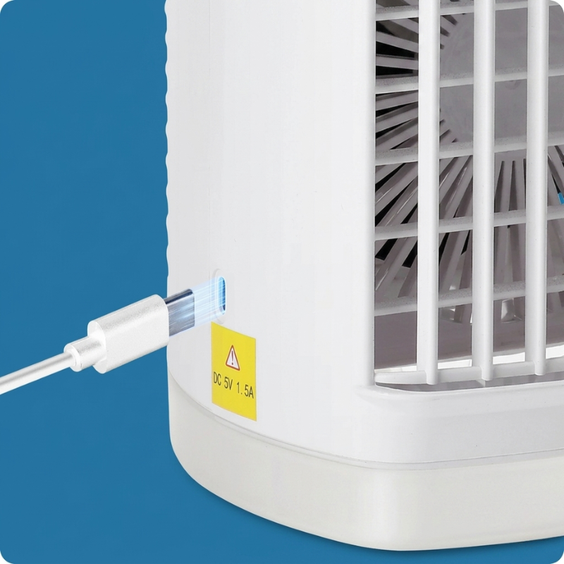 Mini air cooler detail