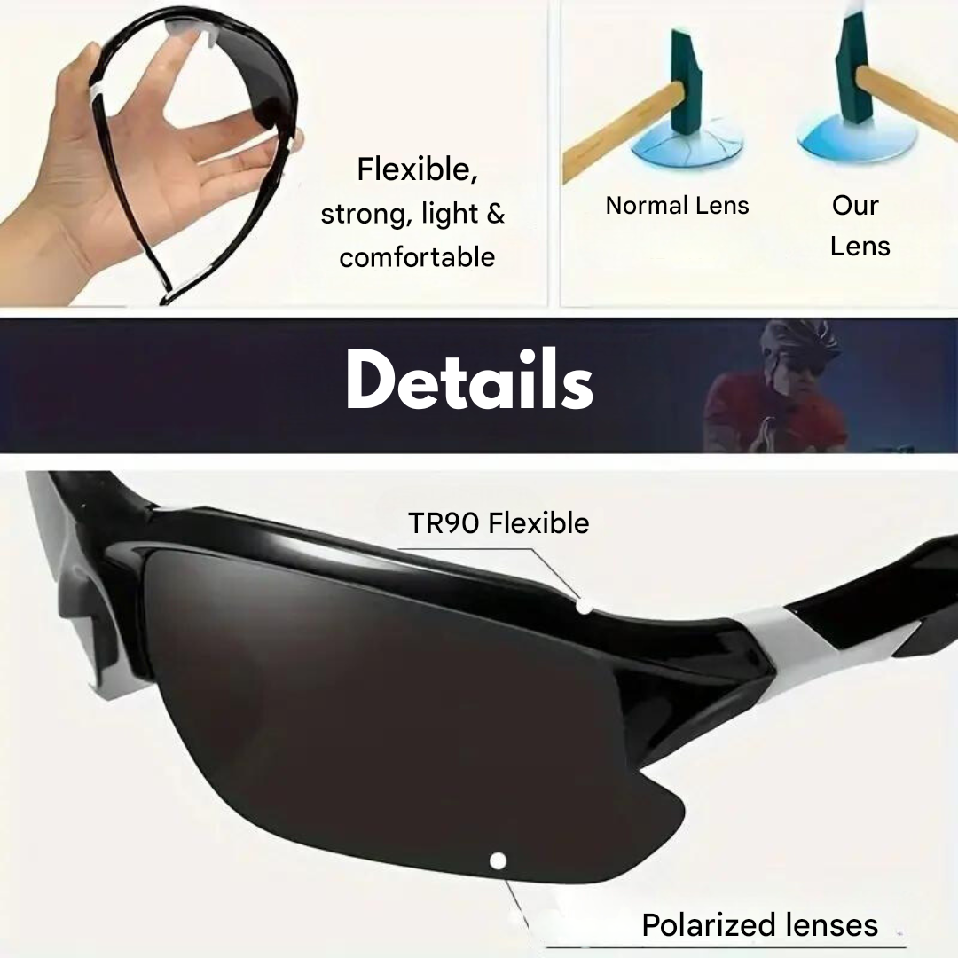 Polarised Sports Sunglasses | UV400 Protection for Running & Cycling