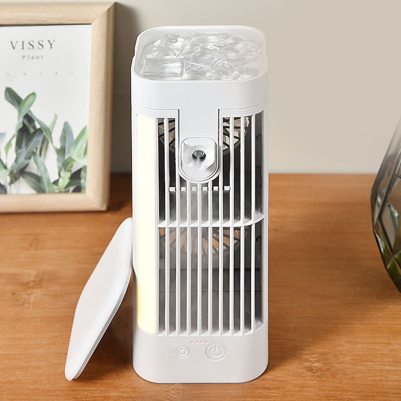 USB misting fan detail