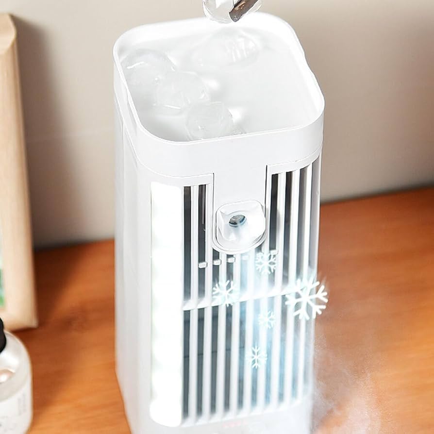 USB misting fan detail