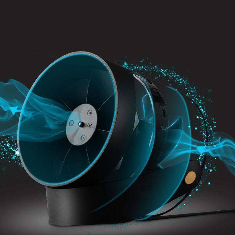 Ultra Silent Mini USB Fan | Double Blade Portable Touch Control Cooler