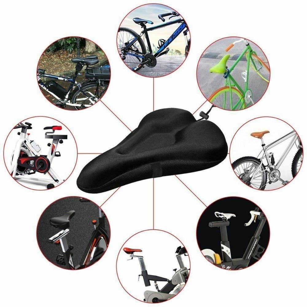 Breathable Gel Bike Seat Cushion – Extra-Comfort Shock-Absorbing Bicycle Saddle Cover