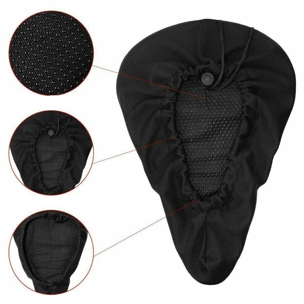 Breathable Gel Bike Seat Cushion – Extra-Comfort Shock-Absorbing Bicycle Saddle Cover
