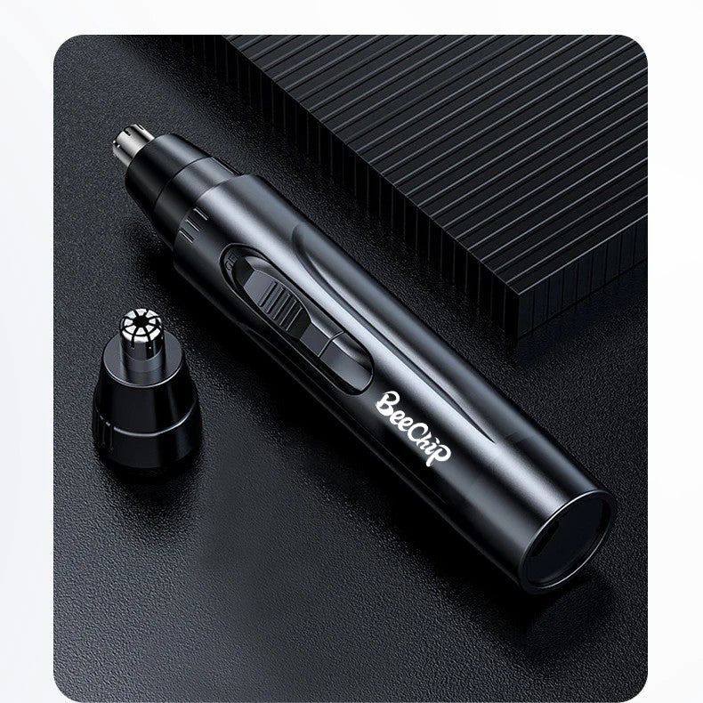 Unisex Rechargeable Electric Nose & Ear Trimmer | Wet/Dry Grooming Tool