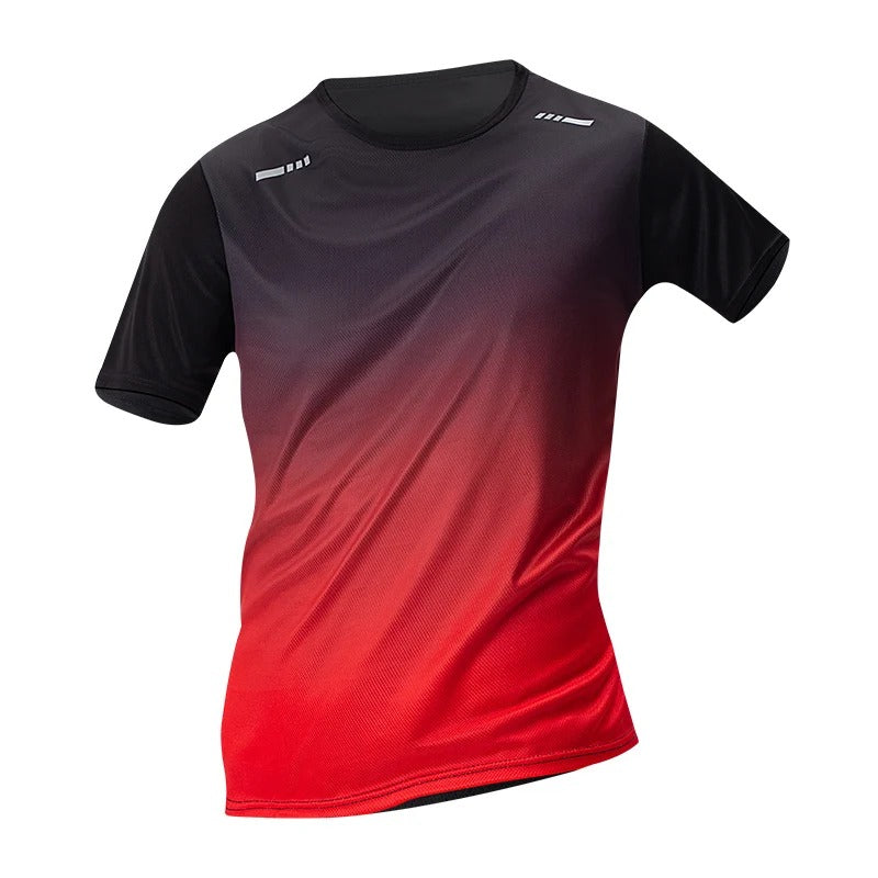 Lightweight Men's Ombre Performance Tee – Quick-Dry Moisture-Wicking Athletic T-Shirt for Running & Gym