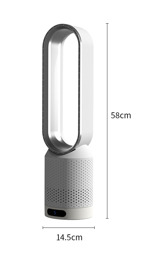 Tower fan side profile