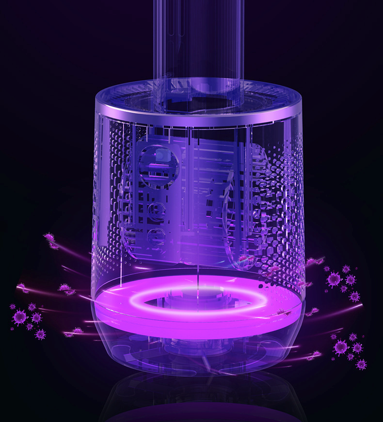Tower fan air purification function