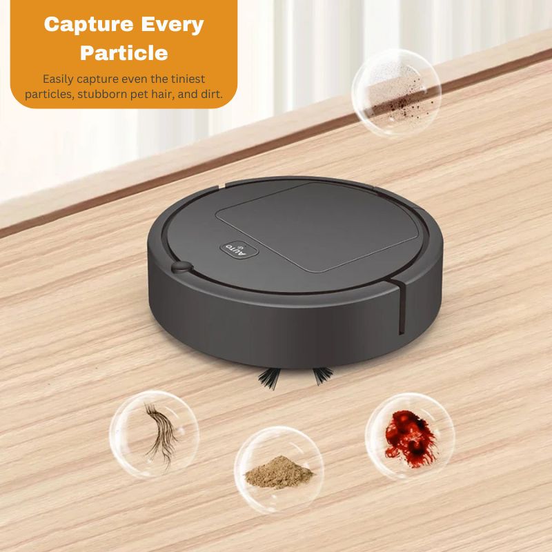 Smart 3-in-1 Robot Vacuum Cleaner – Slim Sweeping, Vacuuming & Mopping Robot for Pet Hair & Hard Floors