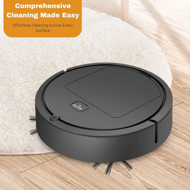 Smart 3-in-1 Robot Vacuum Cleaner – Slim Sweeping, Vacuuming & Mopping Robot for Pet Hair & Hard Floors