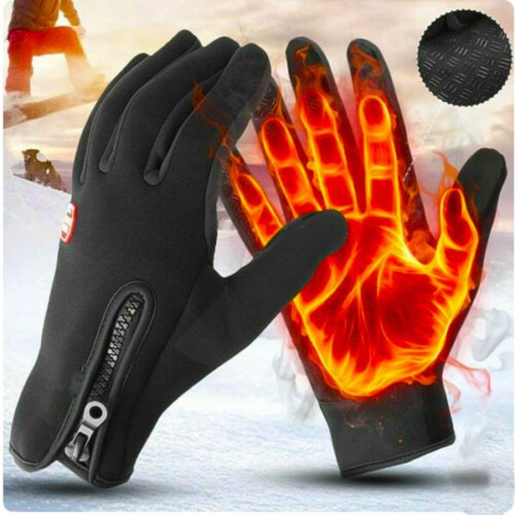 Electric Heated Winter Gloves - Waterproof with Touchscreen Function